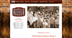 Desktop Screenshot of denvillefamilybarber.com